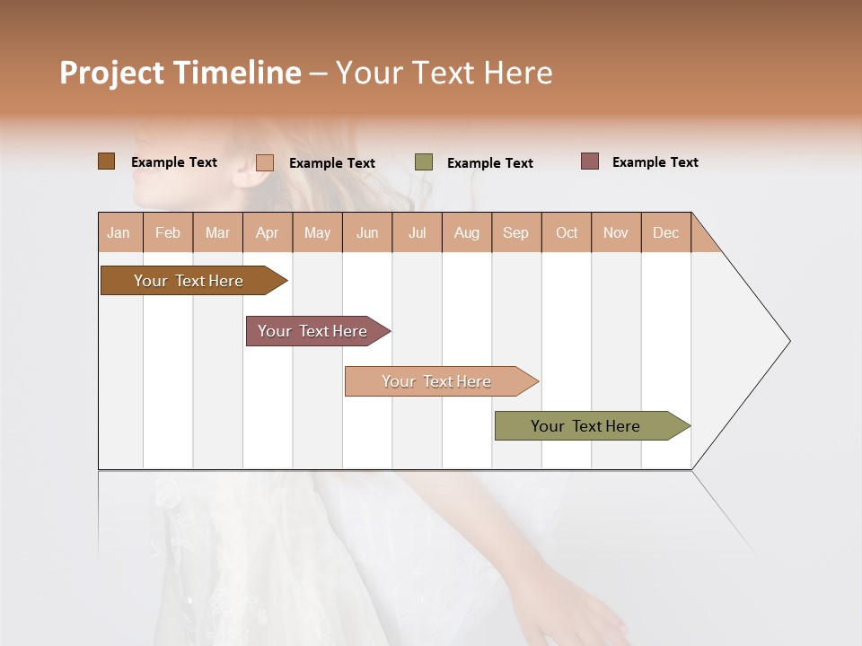 Expression Child Blond PowerPoint Template