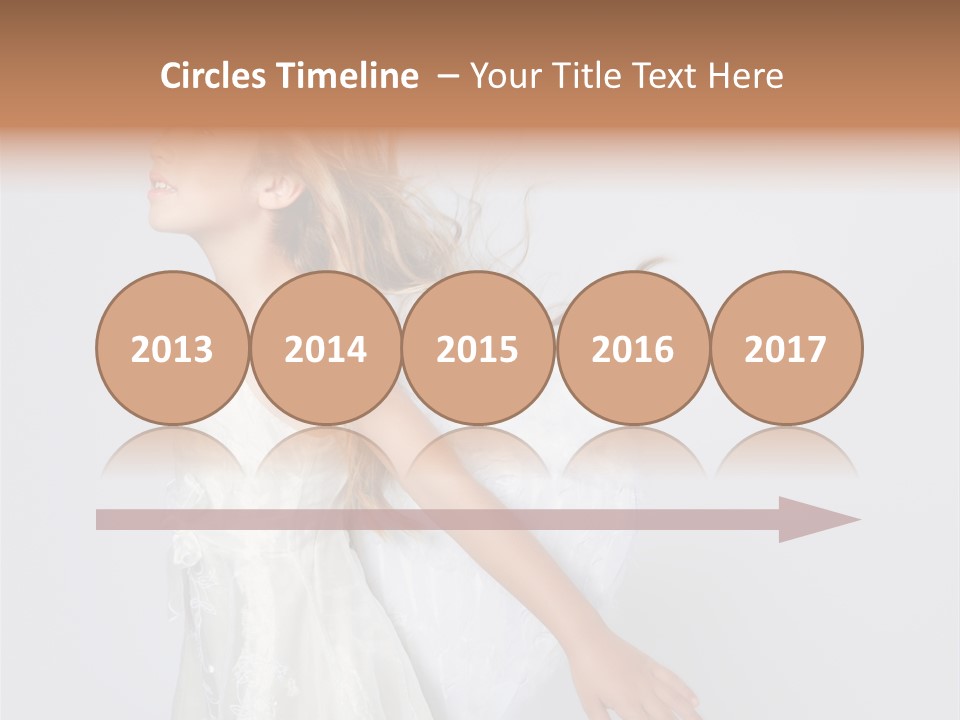 Expression Child Blond PowerPoint Template