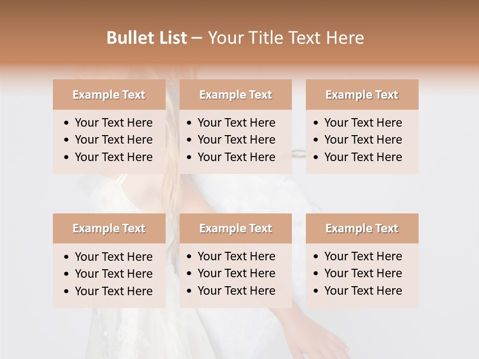 Expression Child Blond PowerPoint Template