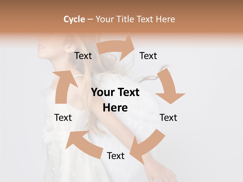 Expression Child Blond PowerPoint Template