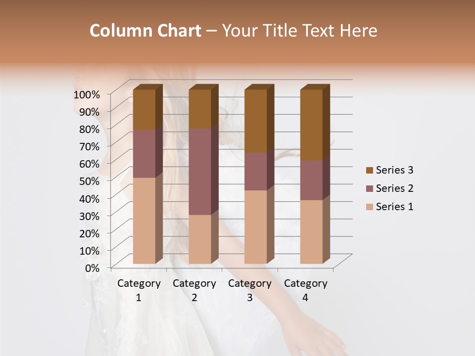 Expression Child Blond PowerPoint Template