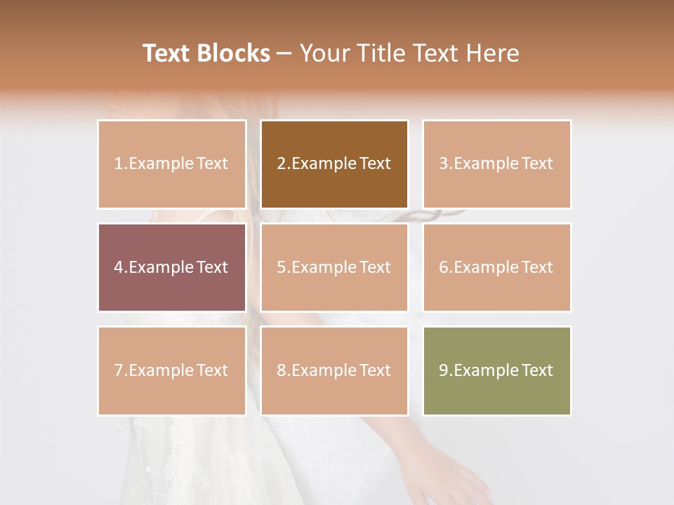 Expression Child Blond PowerPoint Template