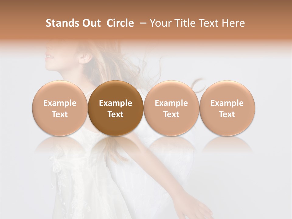 Expression Child Blond PowerPoint Template