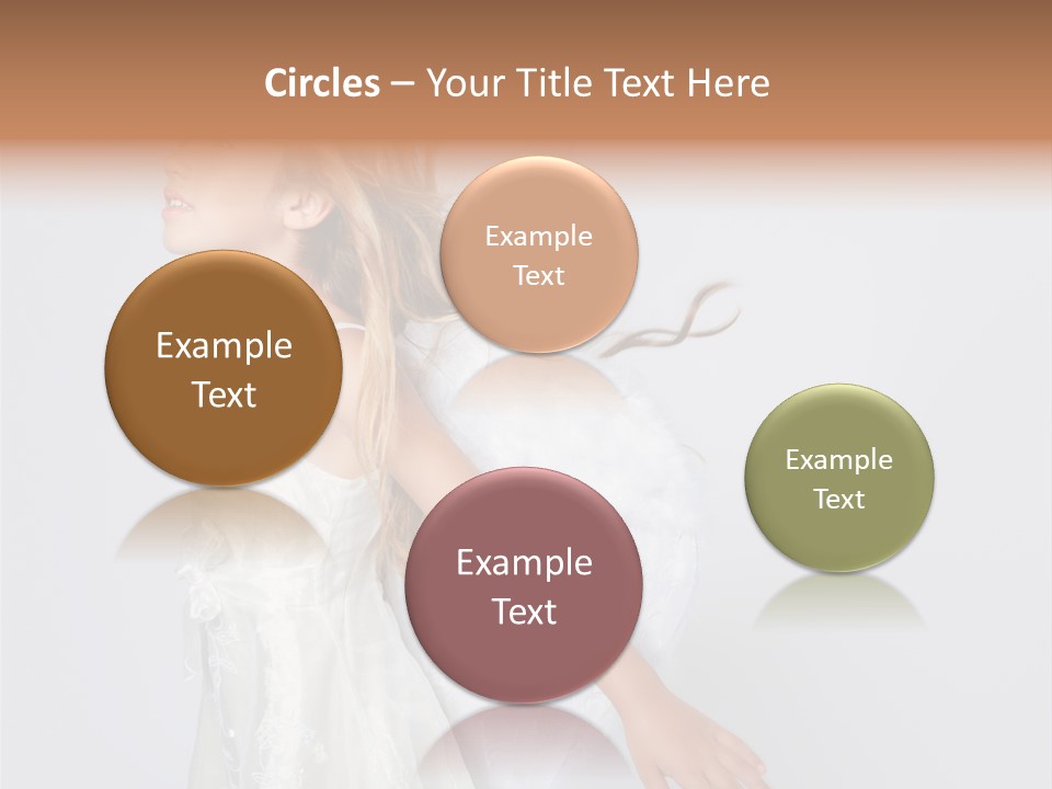 Expression Child Blond PowerPoint Template