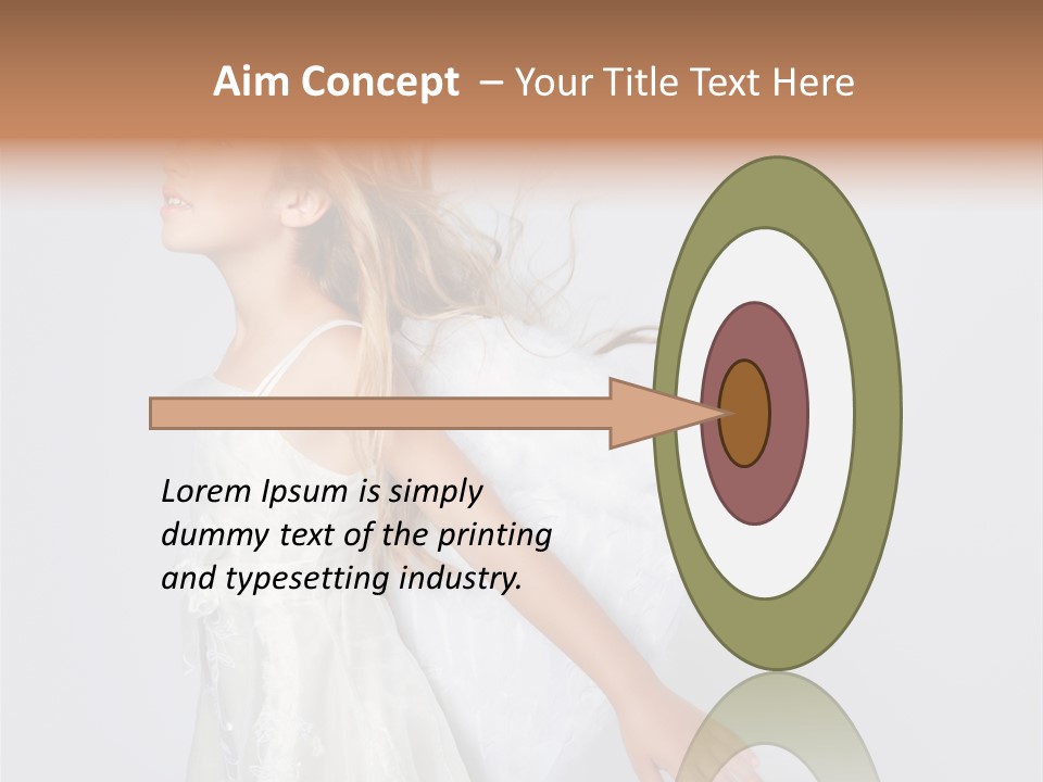 Expression Child Blond PowerPoint Template