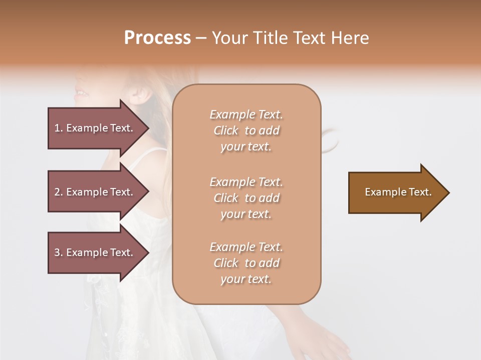 Expression Child Blond PowerPoint Template