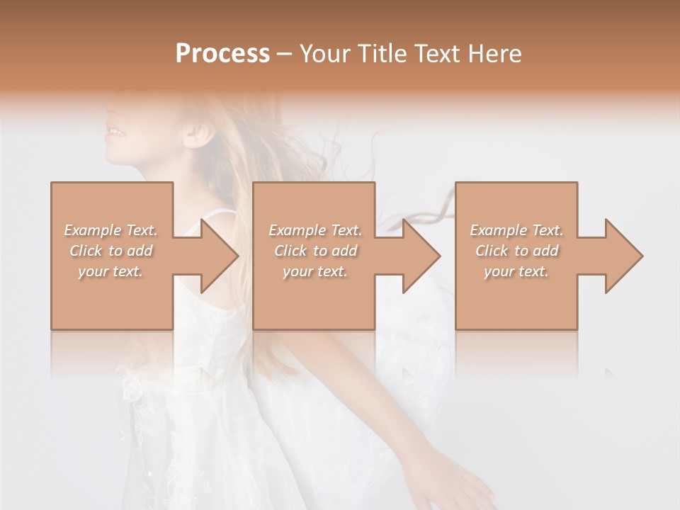 Expression Child Blond PowerPoint Template