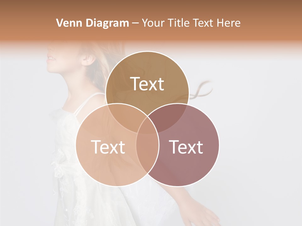 Expression Child Blond PowerPoint Template