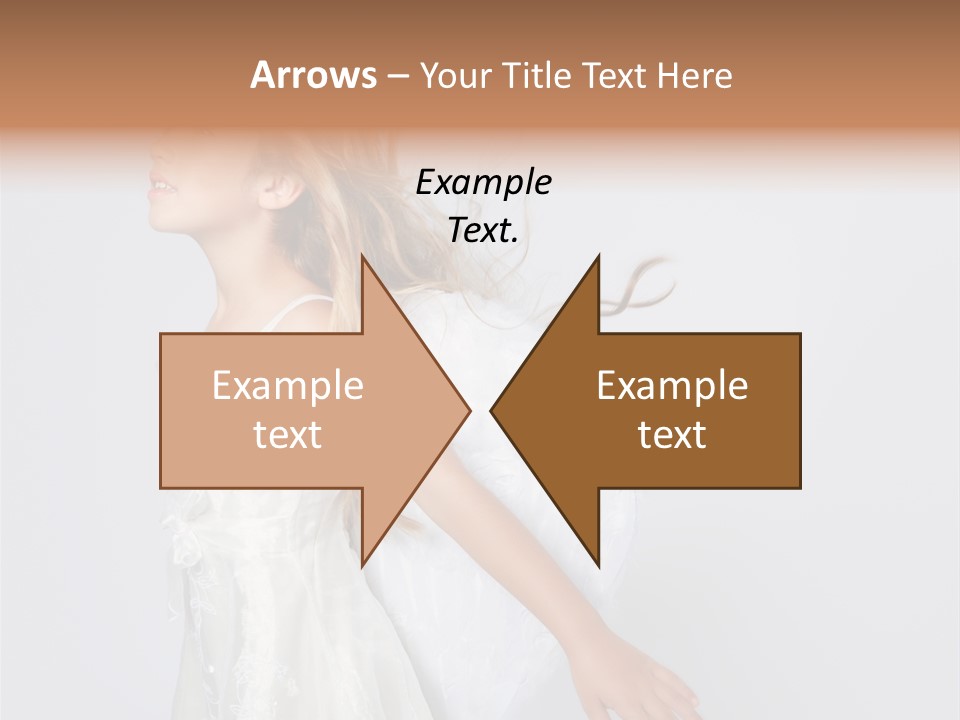 Expression Child Blond PowerPoint Template