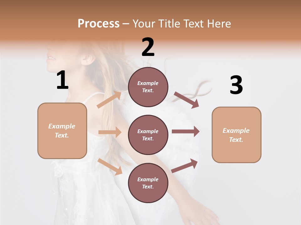 Expression Child Blond PowerPoint Template