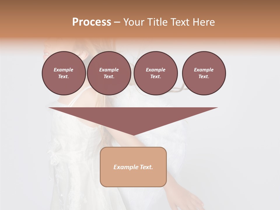 Expression Child Blond PowerPoint Template