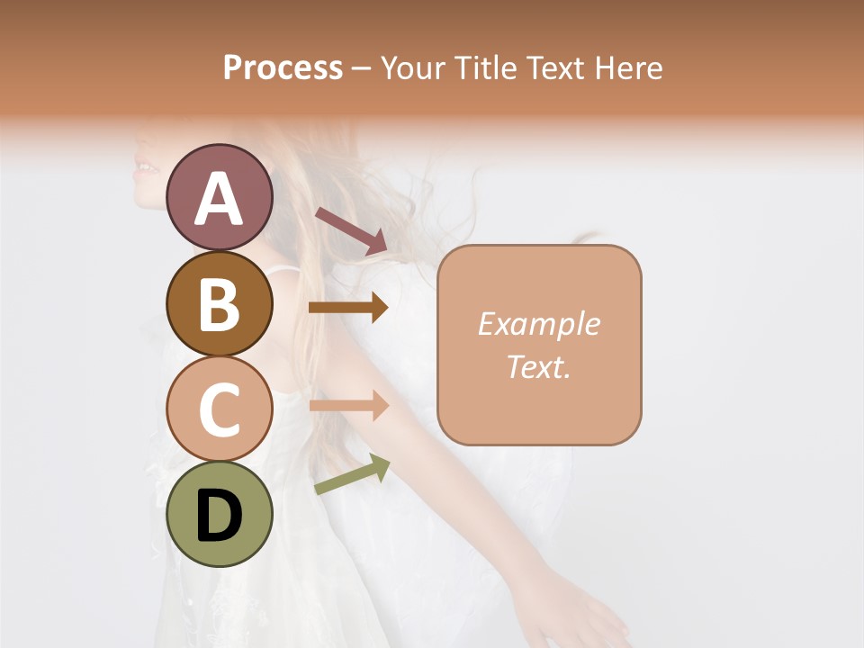 Expression Child Blond PowerPoint Template