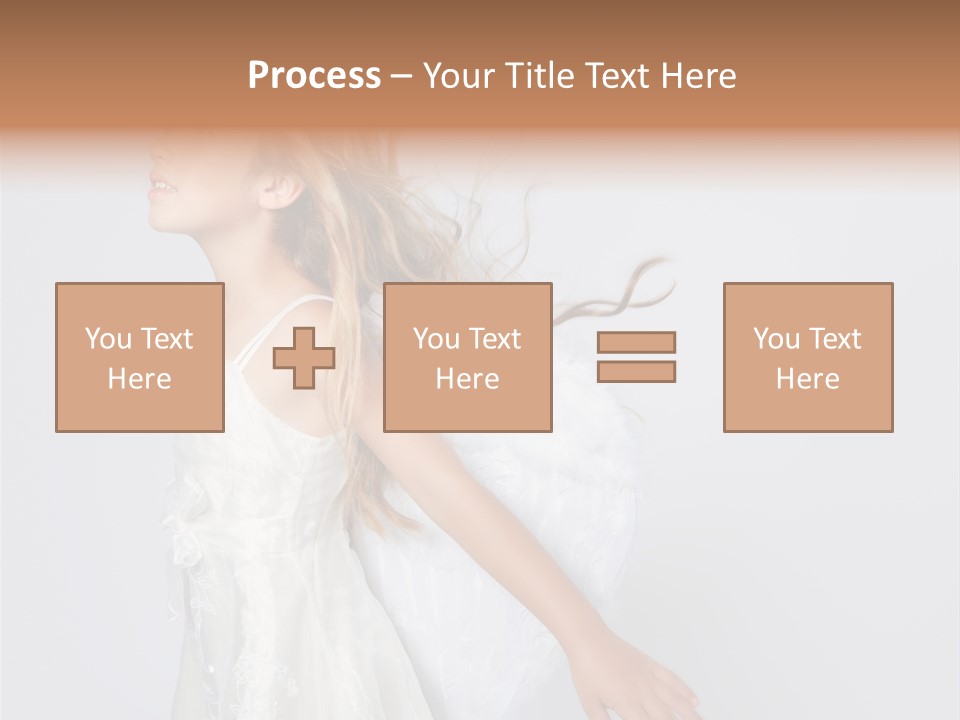 Expression Child Blond PowerPoint Template