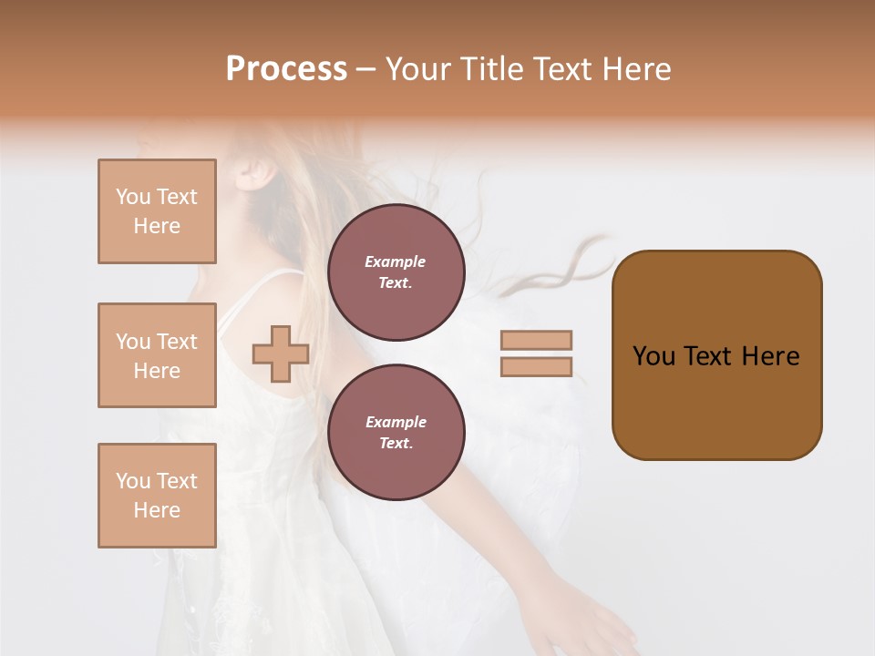Expression Child Blond PowerPoint Template