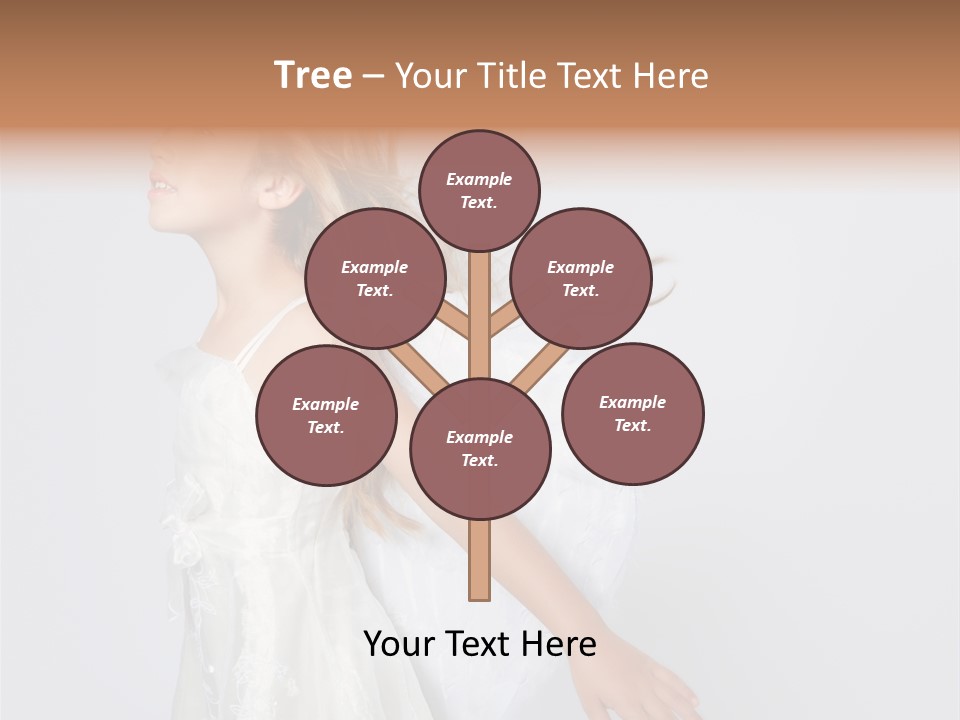 Expression Child Blond PowerPoint Template