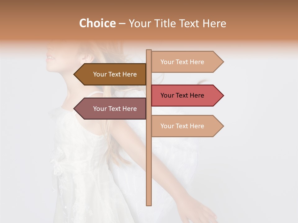 Expression Child Blond PowerPoint Template