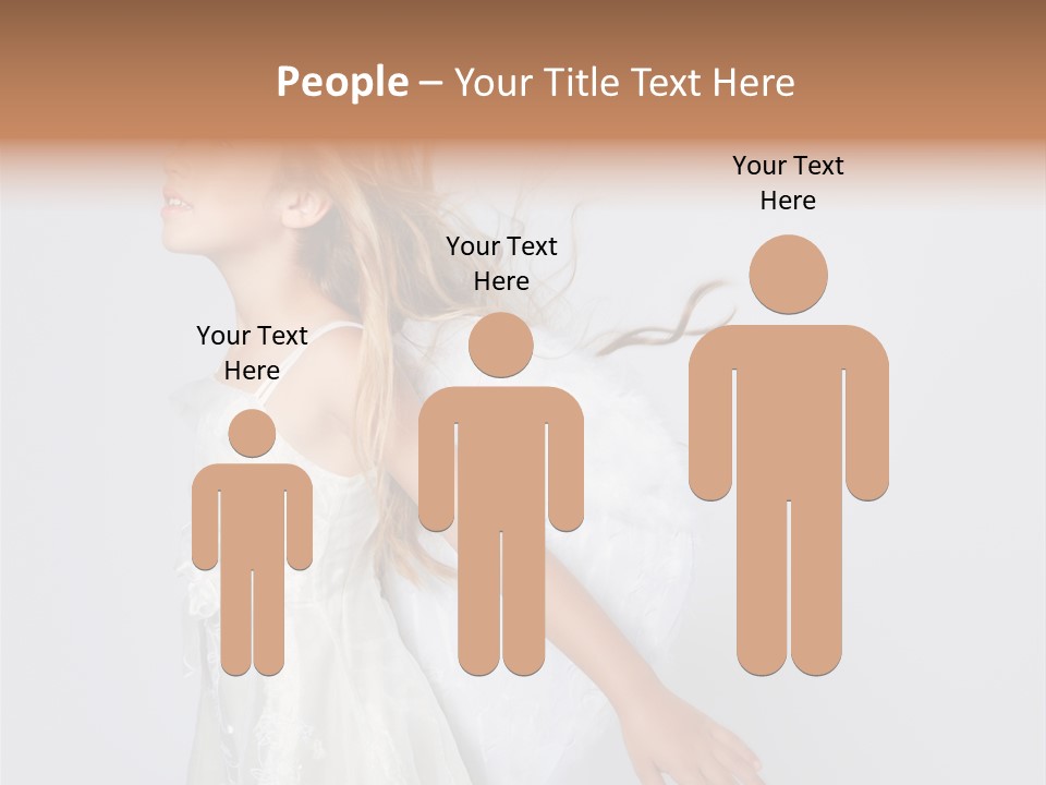 Expression Child Blond PowerPoint Template