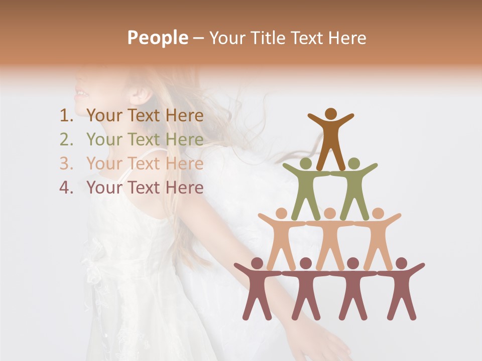 Expression Child Blond PowerPoint Template