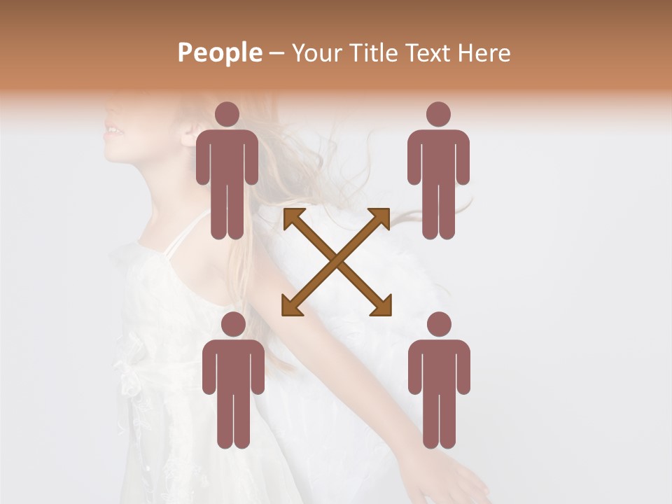 Expression Child Blond PowerPoint Template