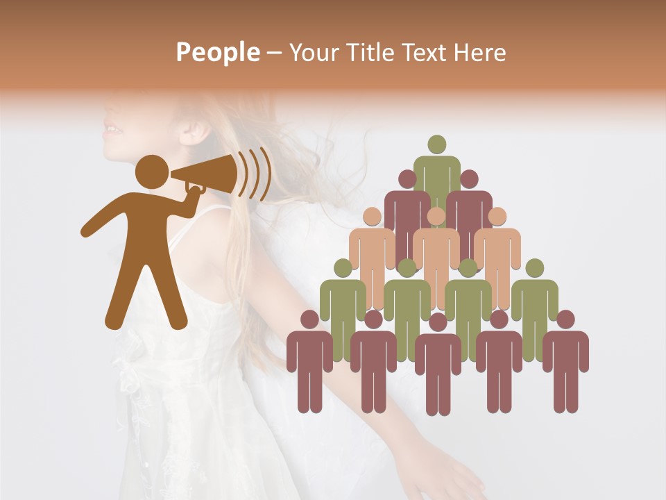 Expression Child Blond PowerPoint Template