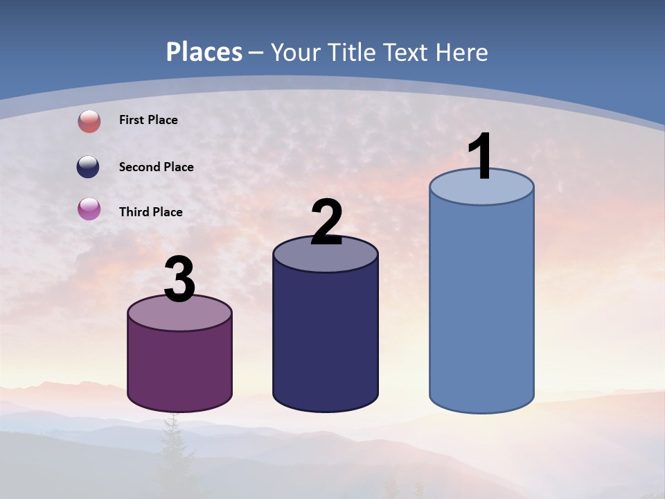 Natural Sky Plant PowerPoint Template