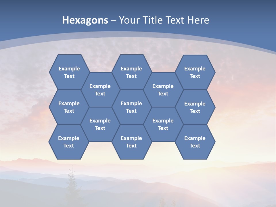 Natural Sky Plant PowerPoint Template