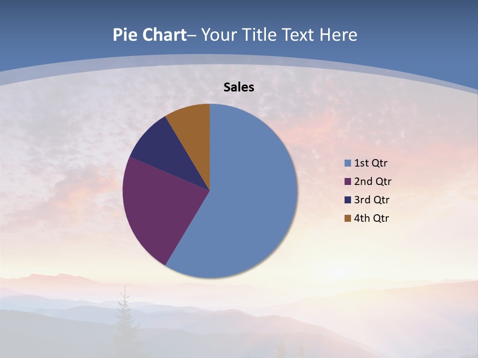 Natural Sky Plant PowerPoint Template