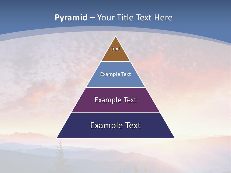 Natural Sky Plant PowerPoint Template