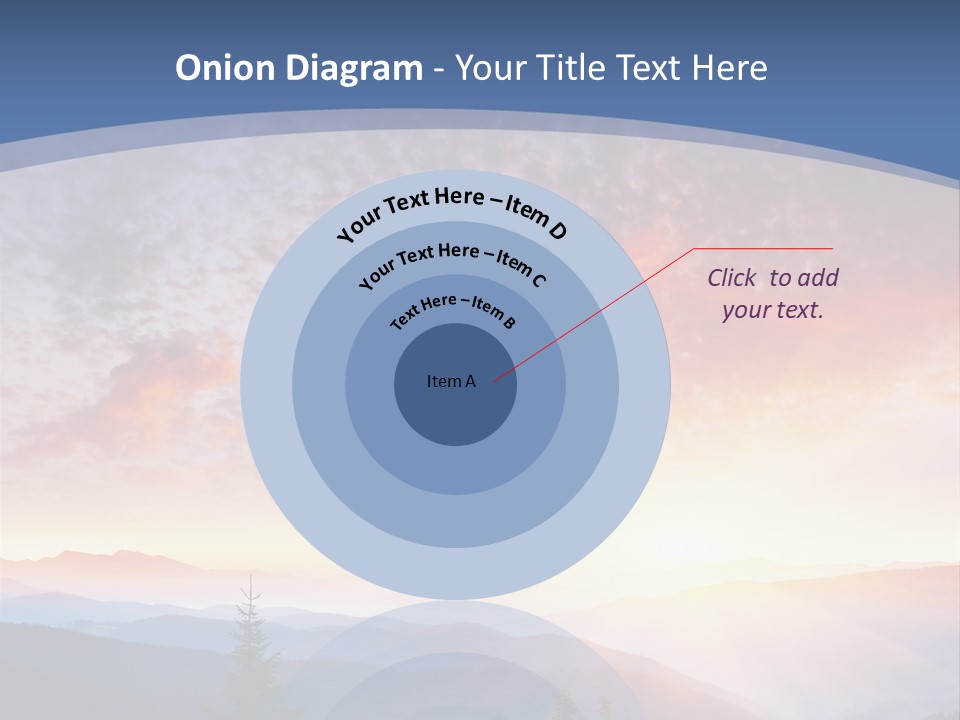 Natural Sky Plant PowerPoint Template