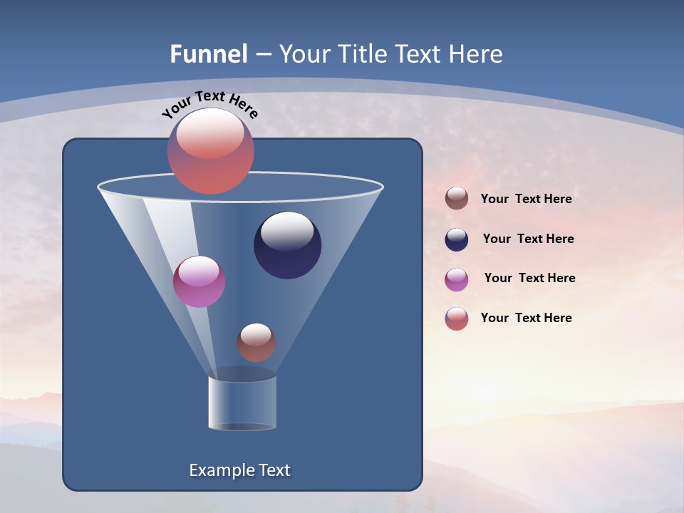 Natural Sky Plant PowerPoint Template