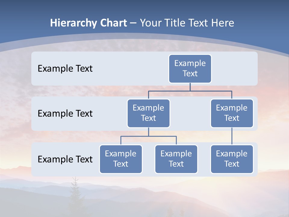 Natural Sky Plant PowerPoint Template