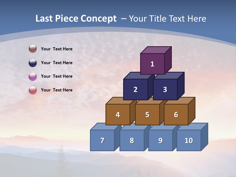 Natural Sky Plant PowerPoint Template