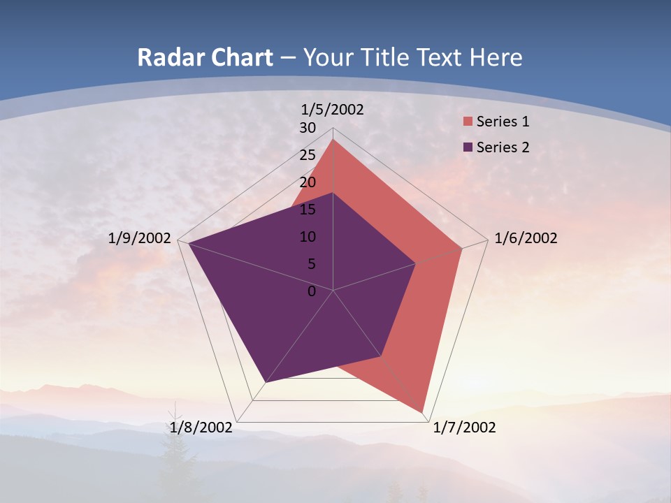 Natural Sky Plant PowerPoint Template