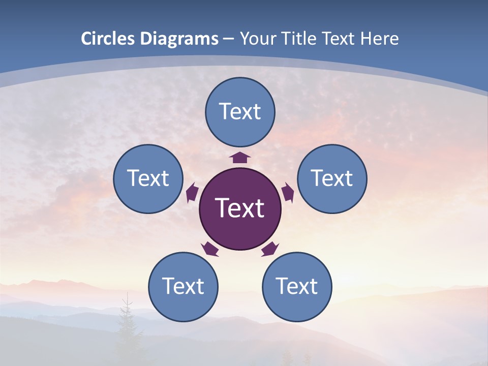 Natural Sky Plant PowerPoint Template