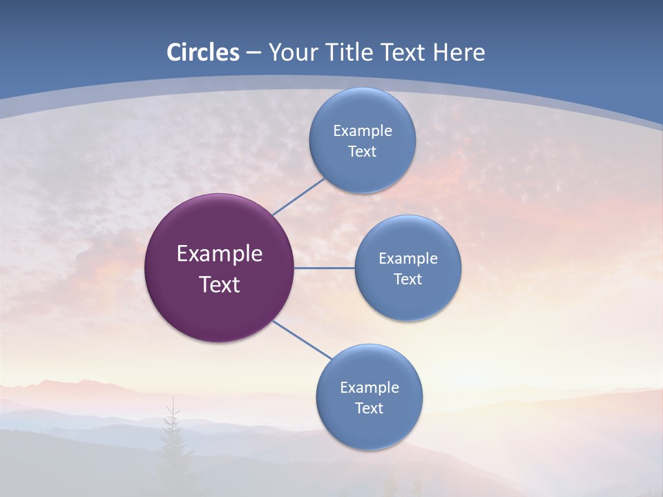 Natural Sky Plant PowerPoint Template