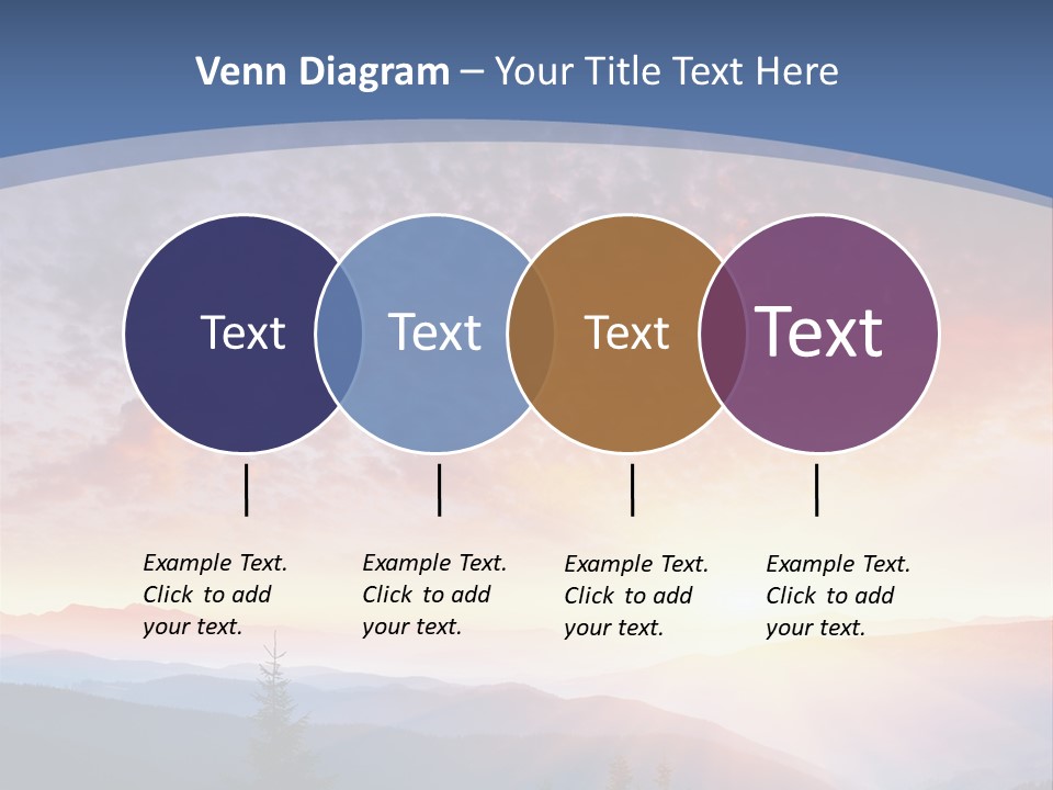 Natural Sky Plant PowerPoint Template