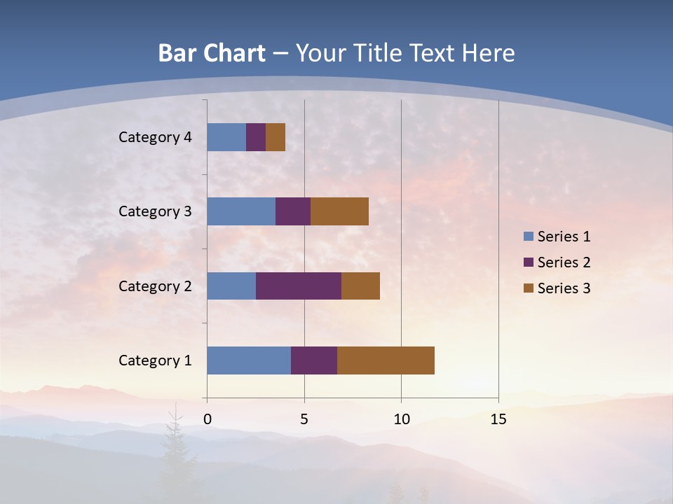 Natural Sky Plant PowerPoint Template
