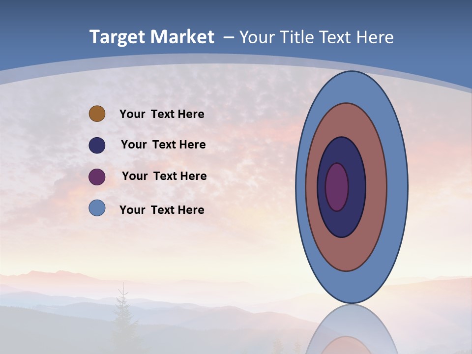 Natural Sky Plant PowerPoint Template