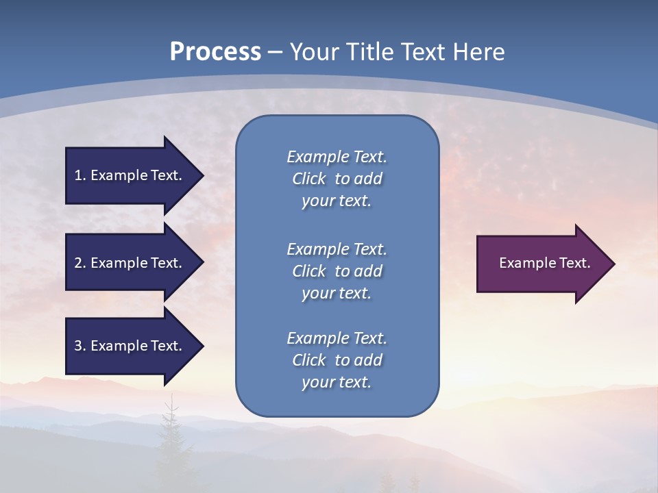 Natural Sky Plant PowerPoint Template