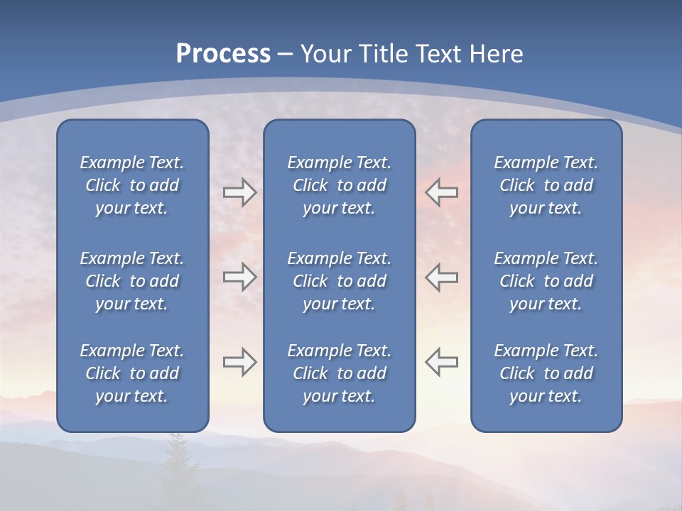 Natural Sky Plant PowerPoint Template