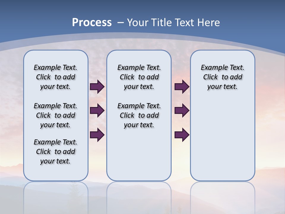 Natural Sky Plant PowerPoint Template