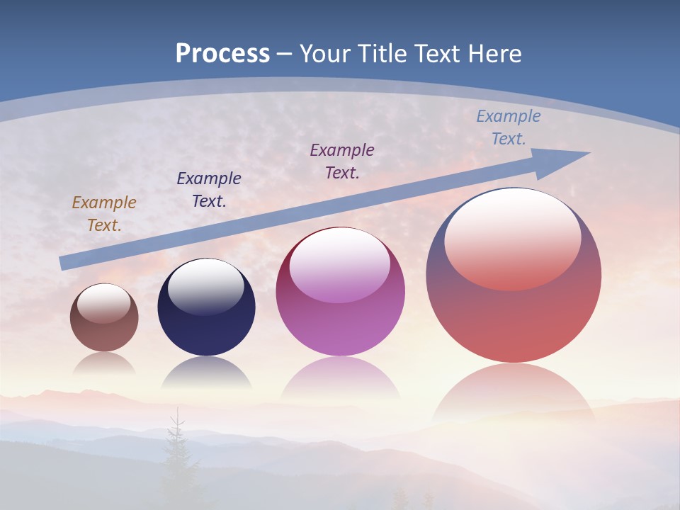 Natural Sky Plant PowerPoint Template