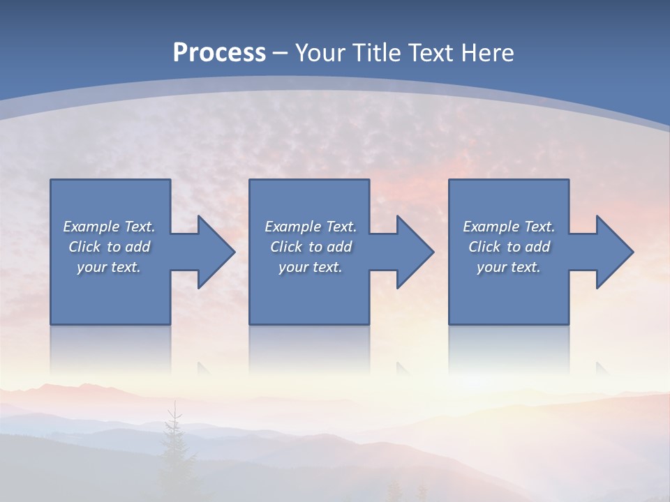 Natural Sky Plant PowerPoint Template