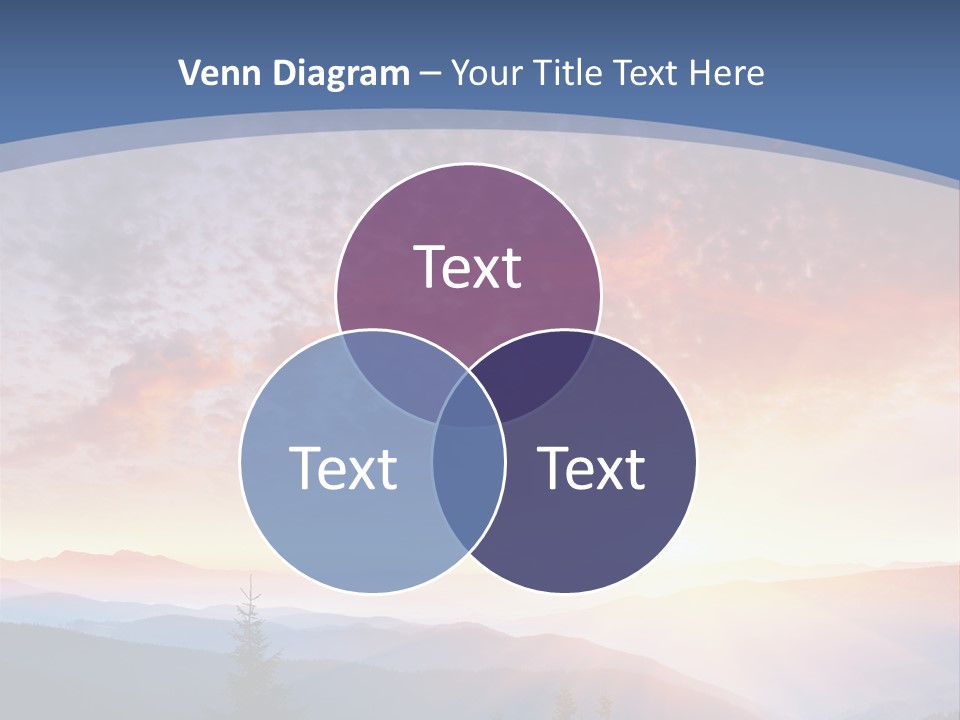 Natural Sky Plant PowerPoint Template