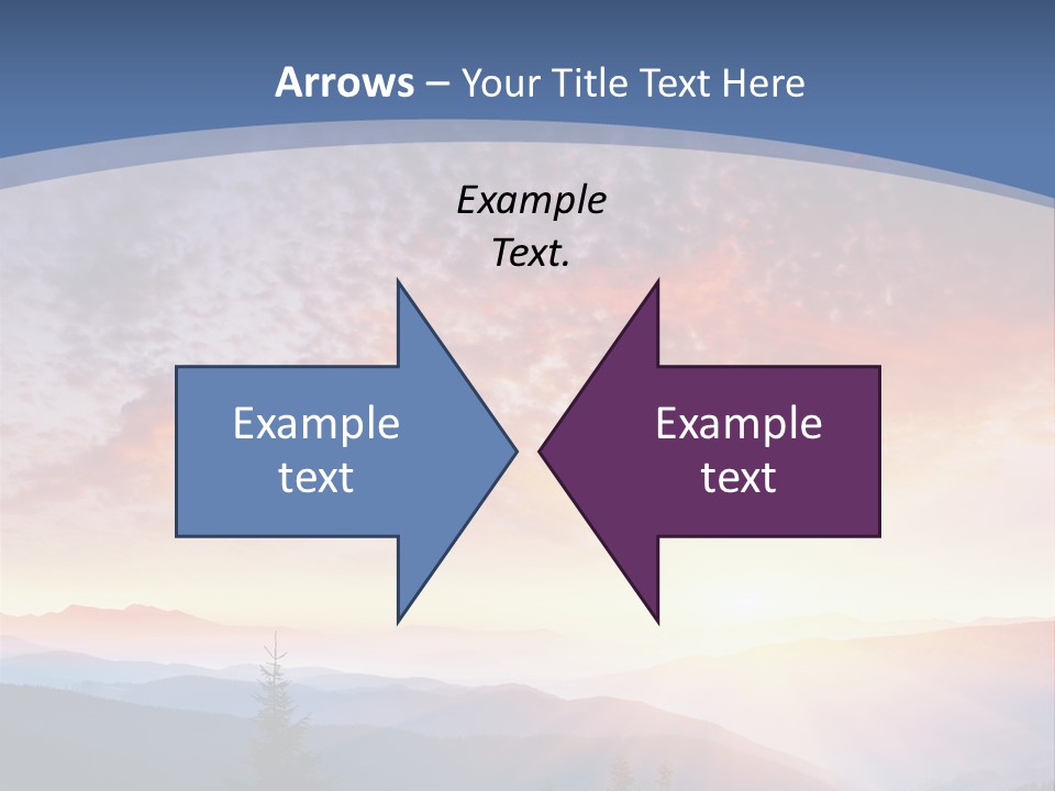 Natural Sky Plant PowerPoint Template