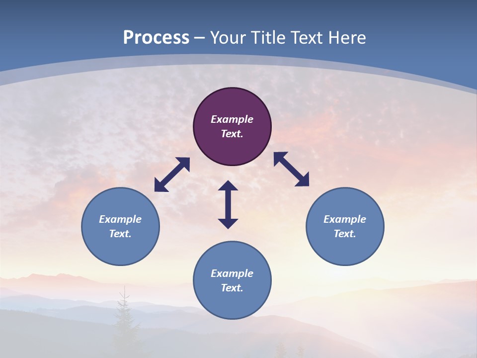 Natural Sky Plant PowerPoint Template