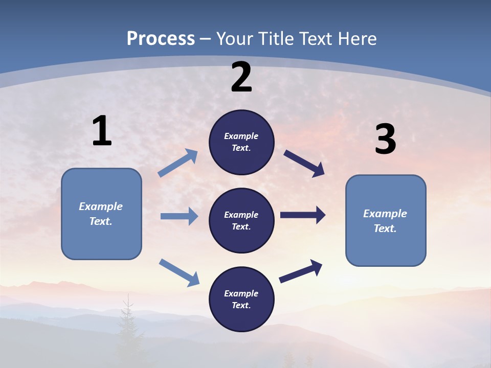 Natural Sky Plant PowerPoint Template
