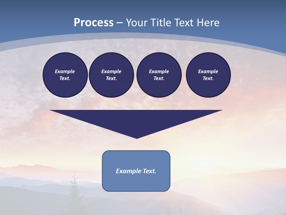 Natural Sky Plant PowerPoint Template