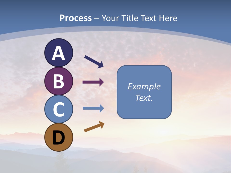 Natural Sky Plant PowerPoint Template