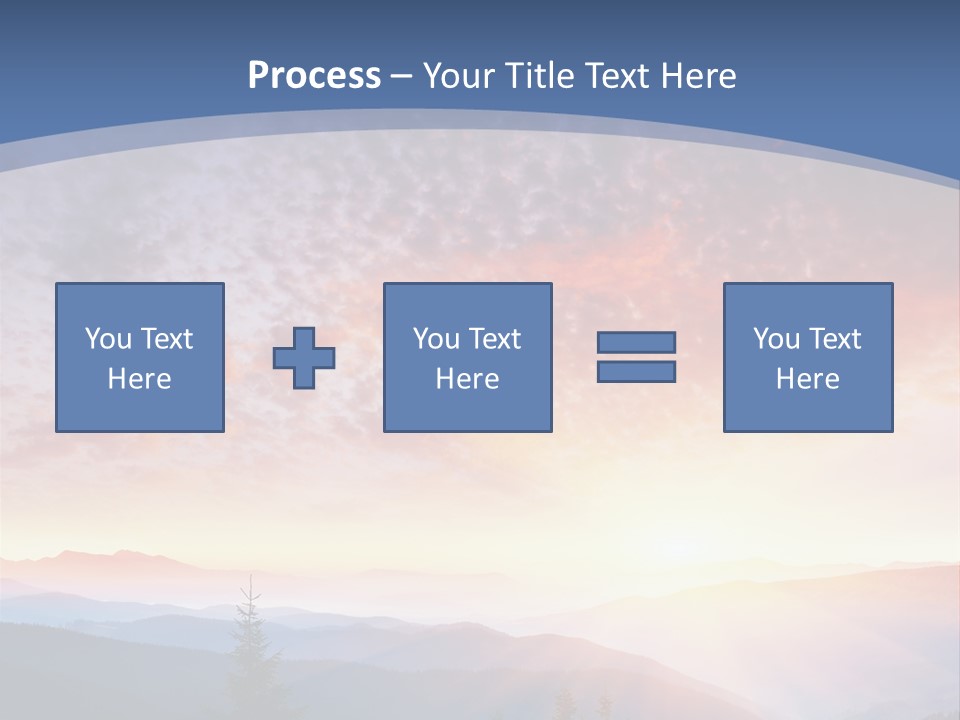 Natural Sky Plant PowerPoint Template